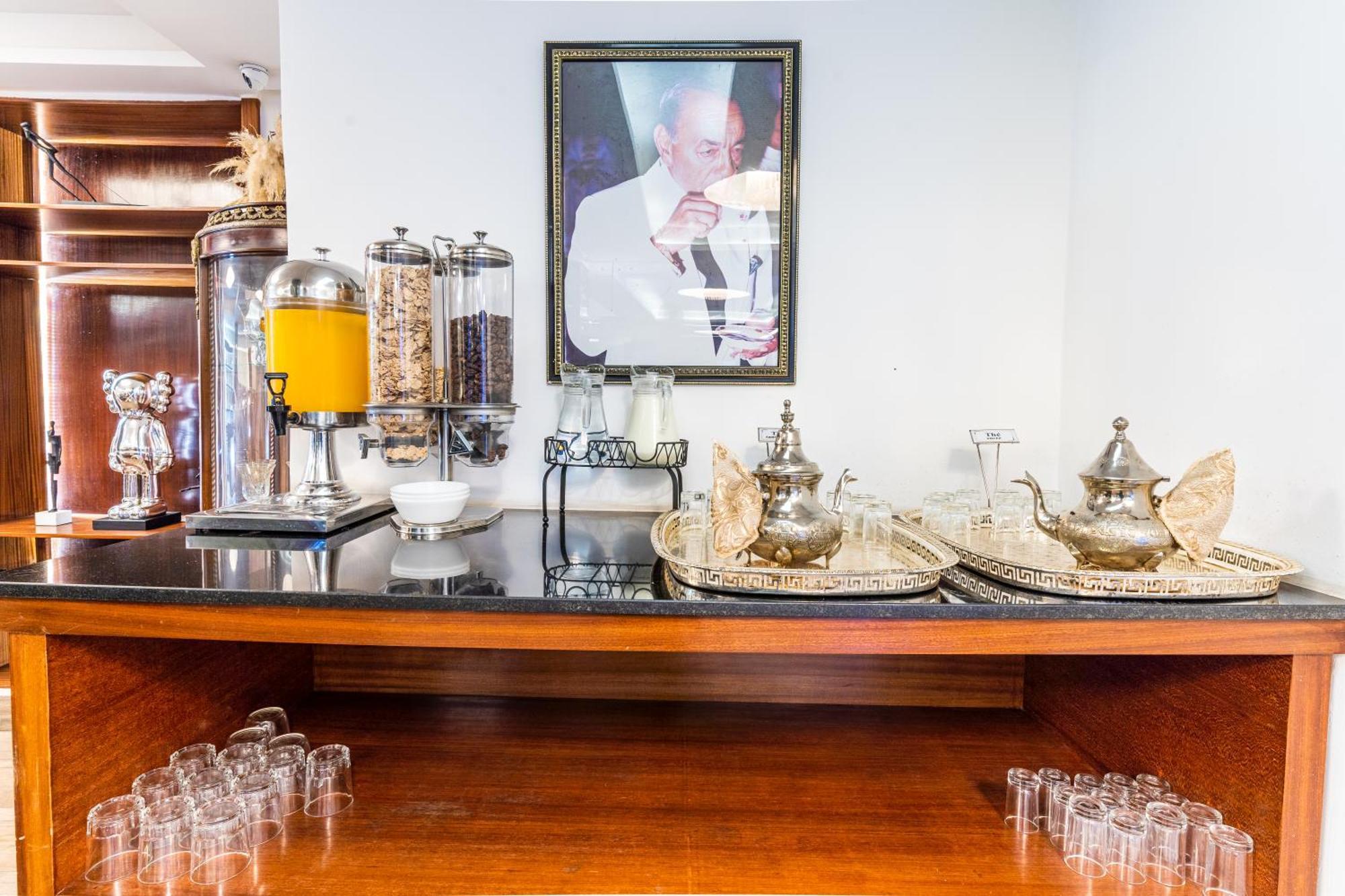 One Hotel Casablanca Exteriör bild A picture of the late Chef Antonino Galea at the breakfast counter at the Westin Palace, St. Petersburg, Russia